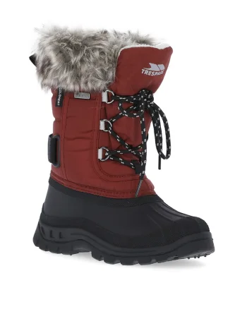 Cizme de iarna mid-calf cu detalii de blana sintetica Lanche