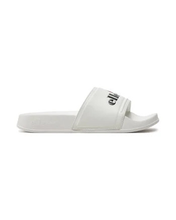 Papuci dama,  644352, Piele ecologica, Alb