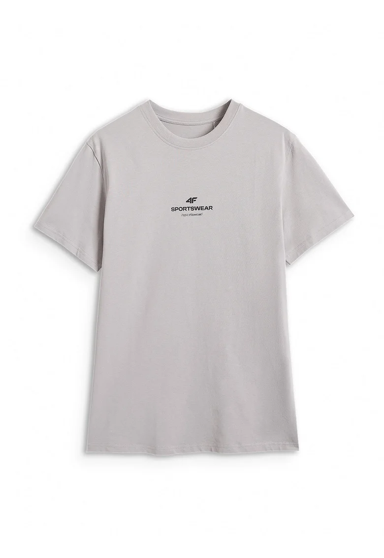 Tricou  Sportstyle, Gri, 100% Bumbac, Regular, Gri