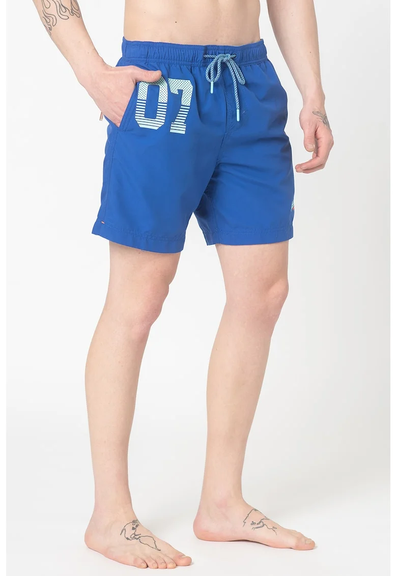 Pantaloni scurti de baie Waterpolo, Albastru royal