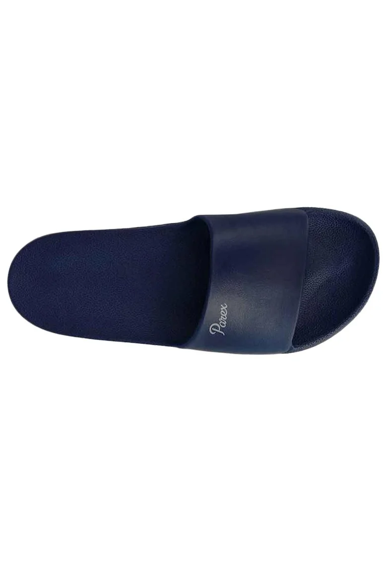 Slapi de plaja  antiderapanti, albastru, material sintetic