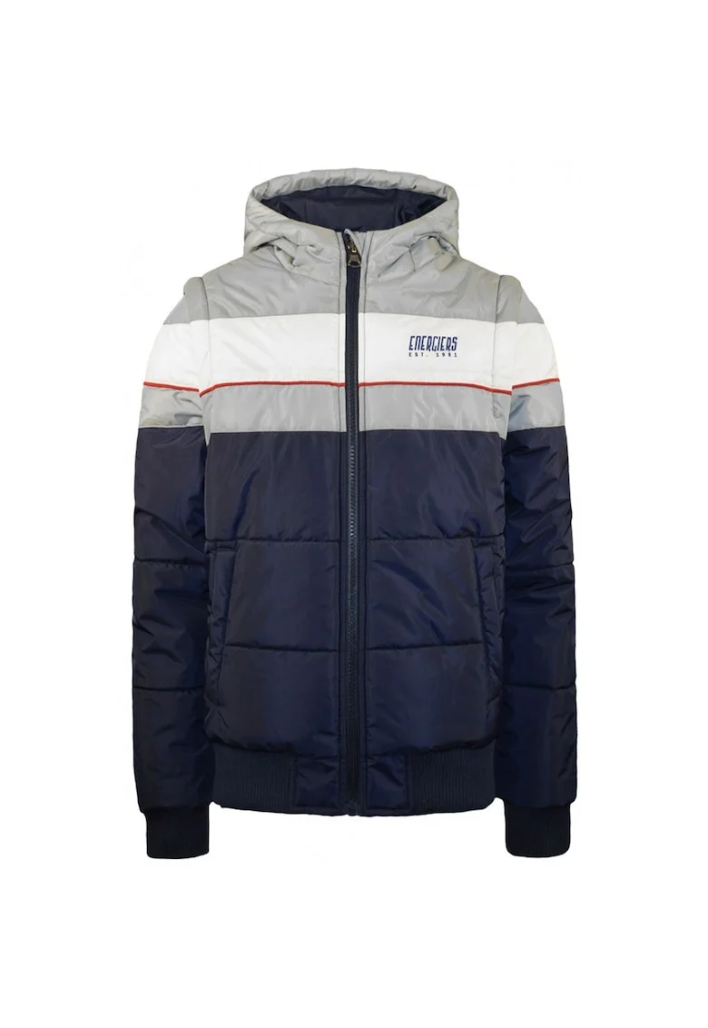 Jacheta scurta cu gluga, Poliester, Multicolor