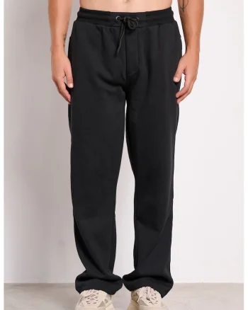 Pantaloni barbati,  drepti, negru, poliester,