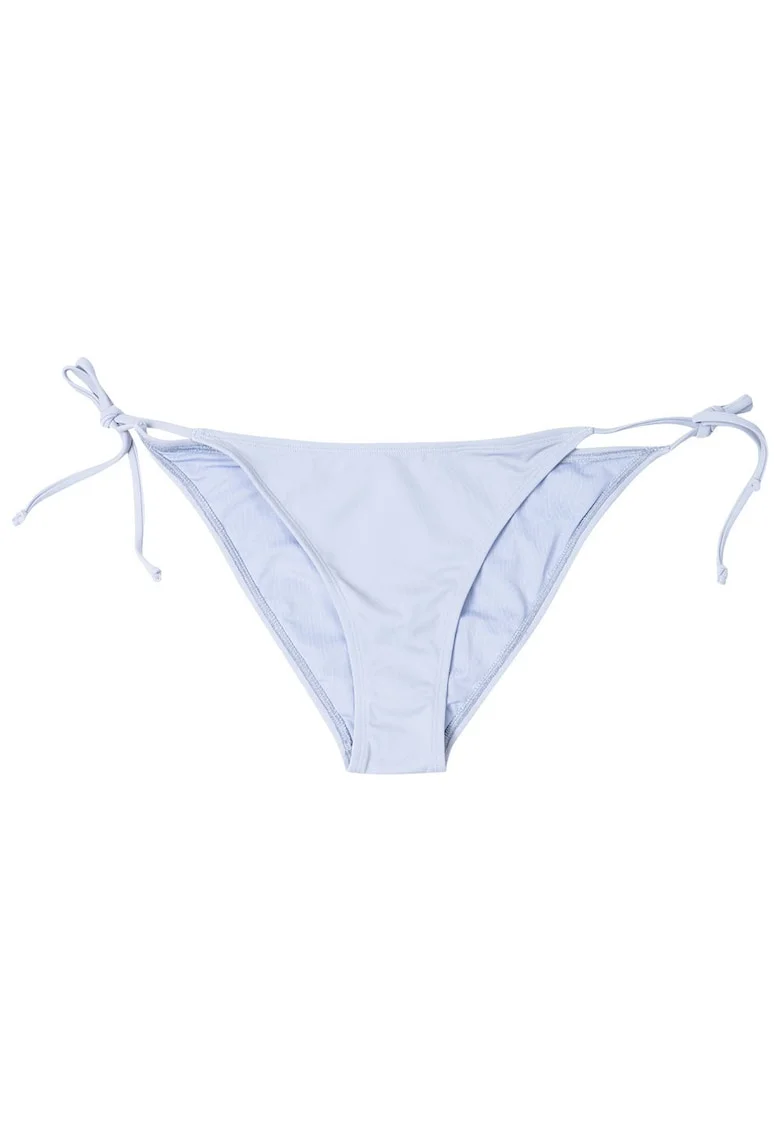 Costum de baie dama  bikini cu legaturi laterale, textura moale, 80% poliamida, 20% elastan