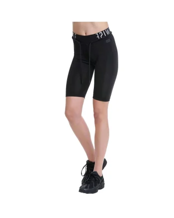 Pantaloni scurti dama,  Poliester, Negru, Negru