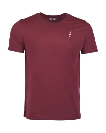 Tricou barbati,  model esential, Eco, culoare visiniu,