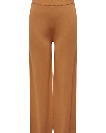 Pantaloni dama  maro, viscoza, material confortabil,