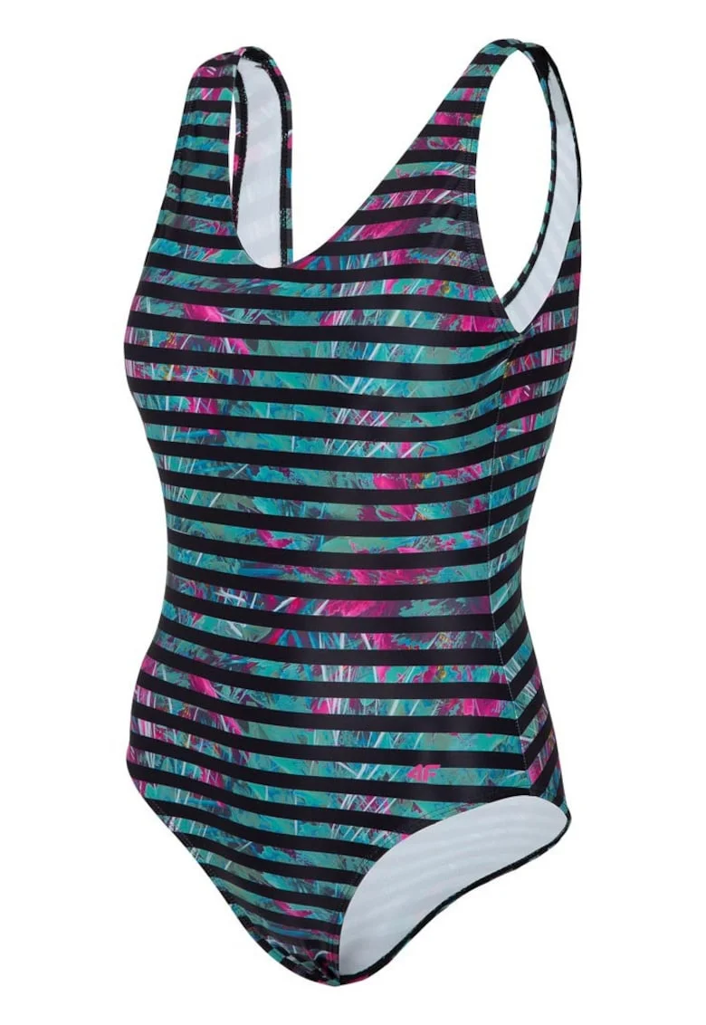 Costum de baie dama  multicolor, poliester si elastan