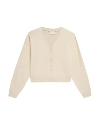 Cardigan dama,  Viscoza/Poliester/Poliamida, Bej, Bej