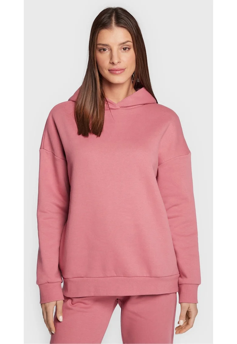 Bluza dama,  Bumbac/Poliester, Roz, Roz