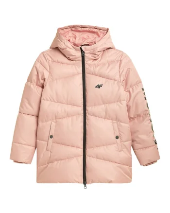 Jacheta copii  roz, membrana NeoDry, tehnologie 4FWarm, poliester,