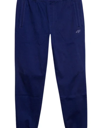 Pantaloni sport barbati  M646-31S, jogger, bumbac, bleumarin, Bleumarin