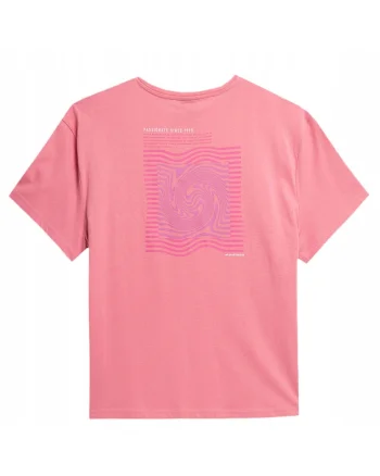 Tricou din bumbac pentru femei,  roz, 1012545