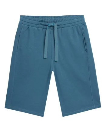 Pantaloni scurti  barbati, bleumarin, elastic cu snur, 2 buzunare, material bumbac/ poliester,