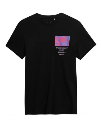 Tricou barbati,  Bumbac, Negru,