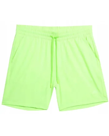 Pantaloni scurti de baie pentru barbati,  Poliester, Verde, Verde neon