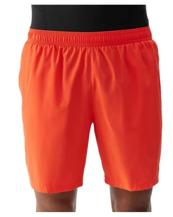 Pantaloni scurti  croiala regulata, talie elastica, poliester, Portocaliu