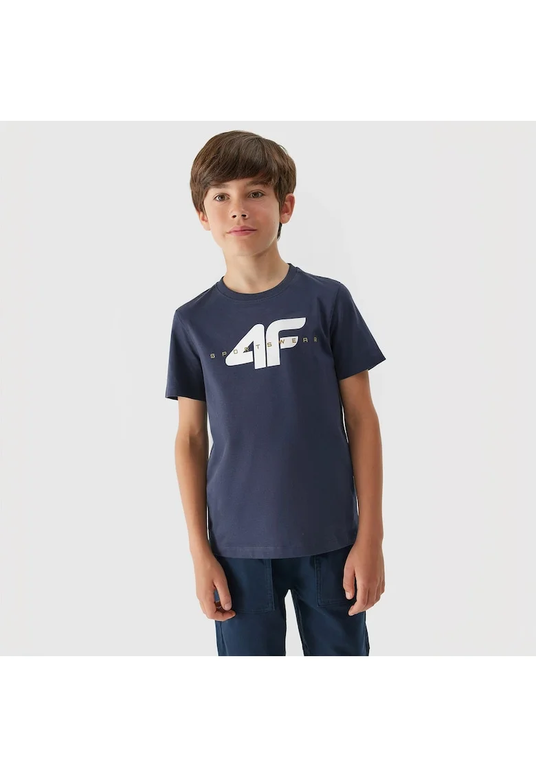 Tricou baieti Bumbac, Albastru