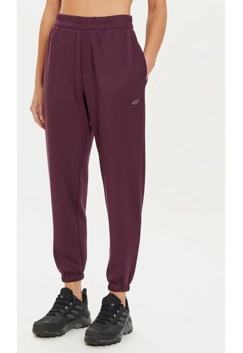 Pantaloni Dama,  303942724, Modal, Poliester, Violet, Violet