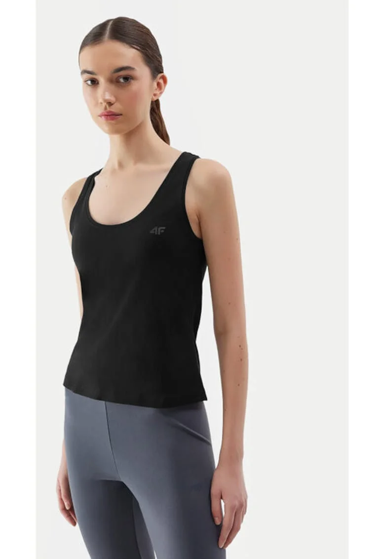 Tricou dama,  303822309, Bumbac, Negru, Negru