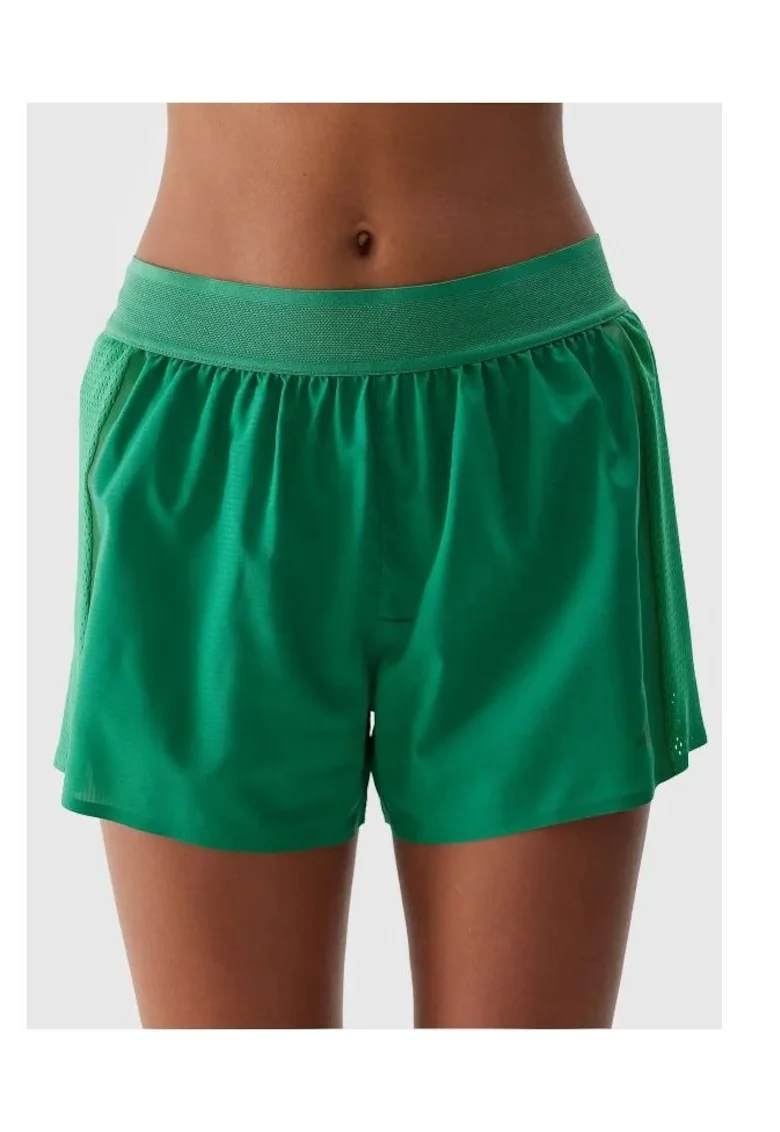 Pantaloni scurti sport dama,  Poliester, Verde, Verde