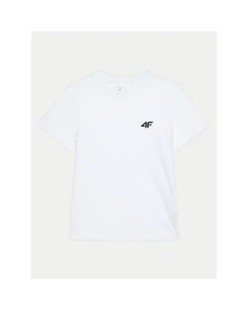 Tricou baieti,  303943523, Bumbac, Alb, Alb