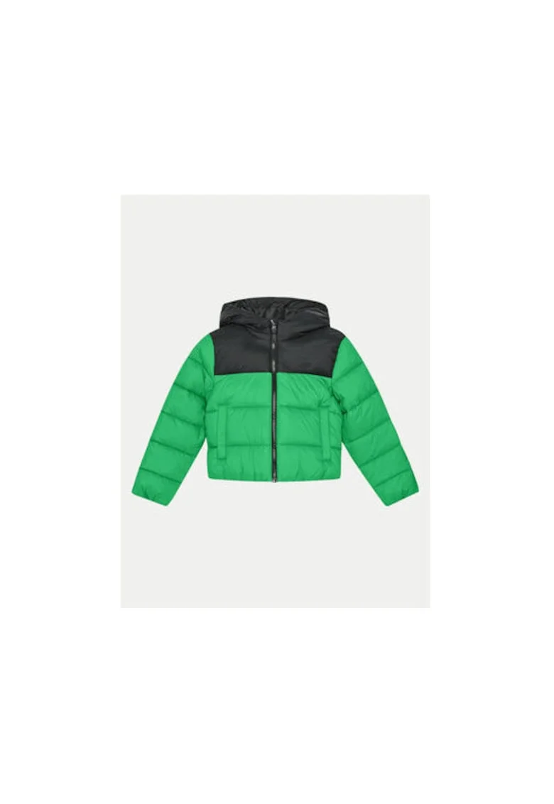 Geaca baieti,  303946111, Poliamida, Verde, Verde