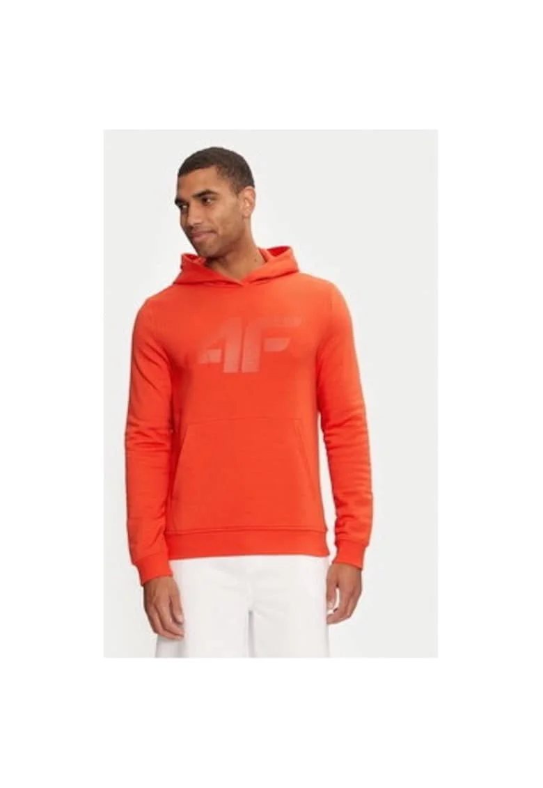 Bluza barbati,  303945015, Bumbac/Poliester, Portocaliu, Portocaliu