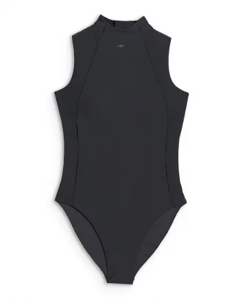 Costum de baie dintr-o singura piesa  negru, elastan