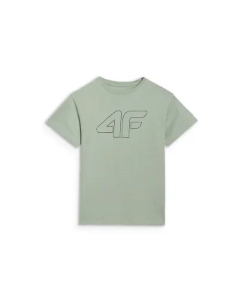 Tricou baieti JWSS25TTSHM2325-41S, 4F, Bumbac, Verde
