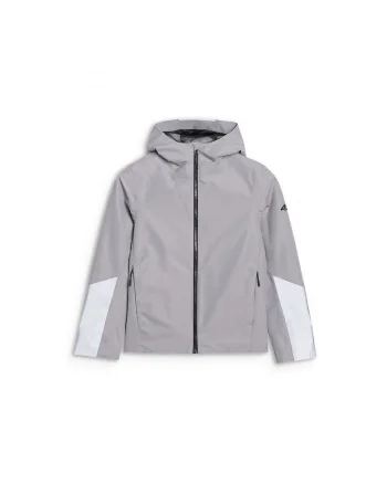 Jacheta de tranzitie copii,  Poliester, membrana 5000, unisex, gri, primavara-vara