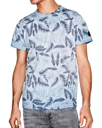 Tricou =barbati  albastru, bumbac
