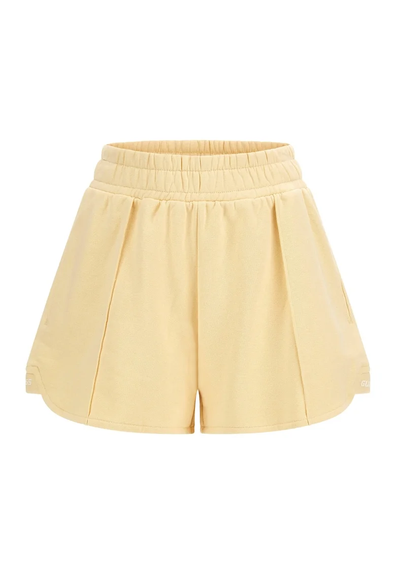 Pantaloni scurti dama,  302202270, Bumbac organic, Galben, Galben