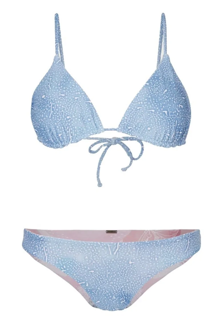 Costum de baie dama  uscare rapida, albastru, Albastru