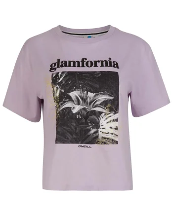 Tricou dama  croiala regulata, decolteu rotund, bumbac, lila