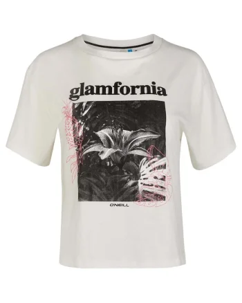 Tricou dama  maneca scurta, decolteu rotund, bumbac, alb