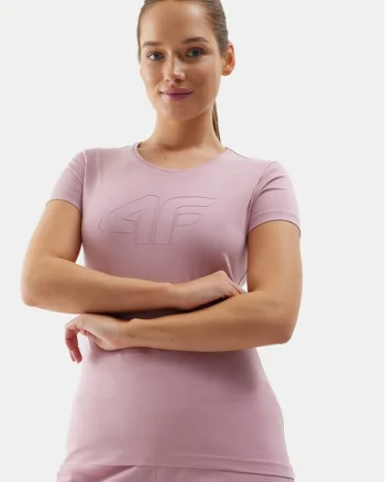 Tricou dama,  303822323, Bumbac, Roz, Roz