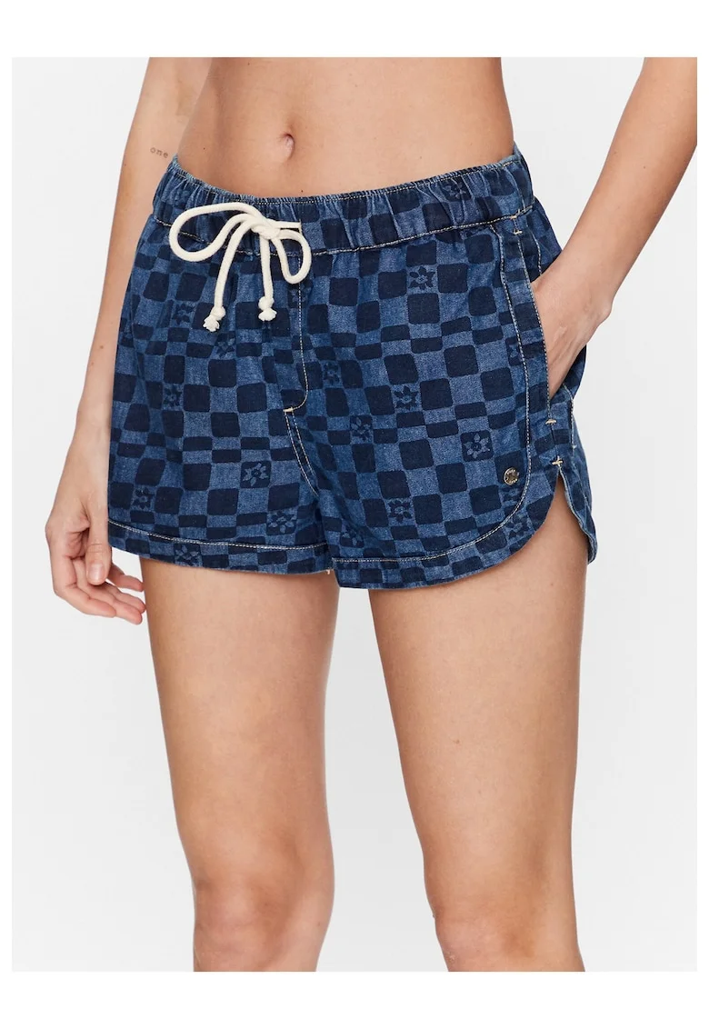 Pantaloni scurti dama,  Bumbac, Bleumarin
