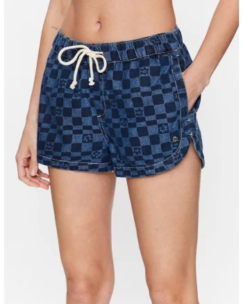 Pantaloni scurti dama,  Bumbac, Bleumarin