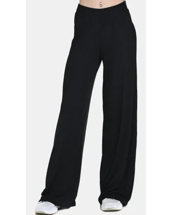 Pantaloni dama,  Negru, Viscoza,