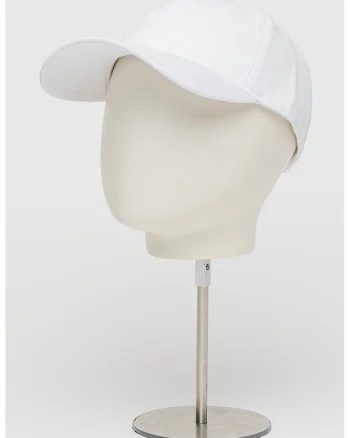 Sapca unisex ajustabila de bumbac, Alb