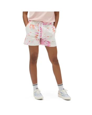 Pantaloni dama bumbac GAMA  RELAXED W SHORT ALB, Alb