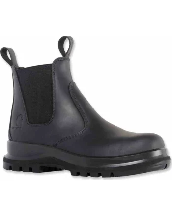 Ghete barbati  Chelsea S3, piele, talpa antiderapanta, negru