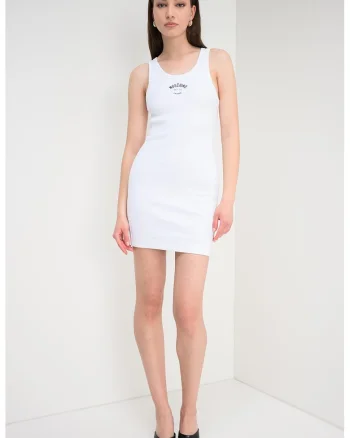 Rochie scurta si cambrata, Negru/Alb optic