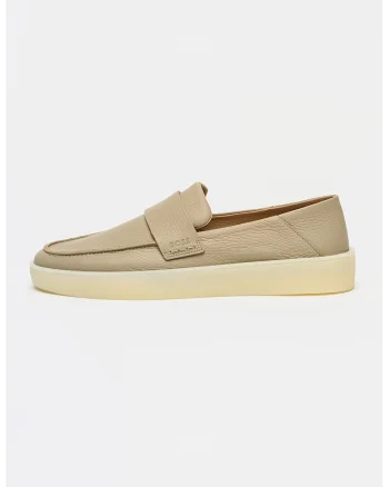Pantofi loafer din piele Randal, Maro nisip