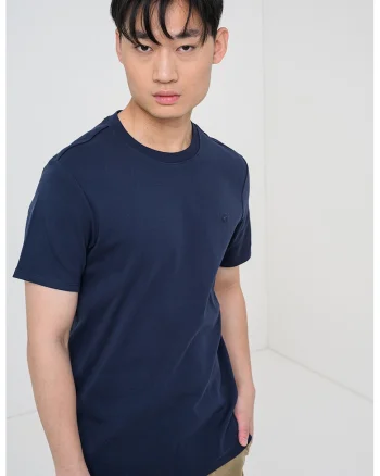Tricou uni de bumbac, Albastru ultramarin