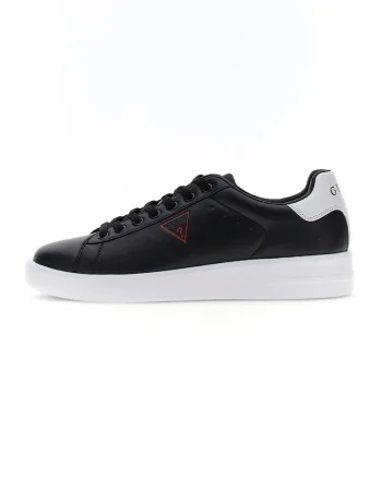 Pantofi sport low-cut din piele ecologica, Negru