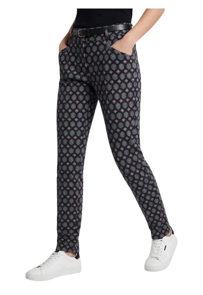 Pantaloni Parlton cu imprimeu grafic,