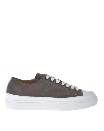 Tenisi de piele intoarsa low-cut, Maro taupe