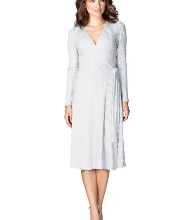 Rochie,  Viscoza/Poliester, Gri